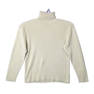 Liz Claiborne TurtleNeck Sweater Size 1 Yellow #051